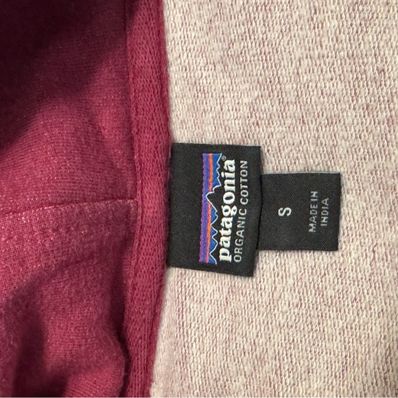 Patagonia Fitz Roy Bear Uprisal Hoodie Sweatshirt Burgundy Maroon Small - Picture 4 of 9